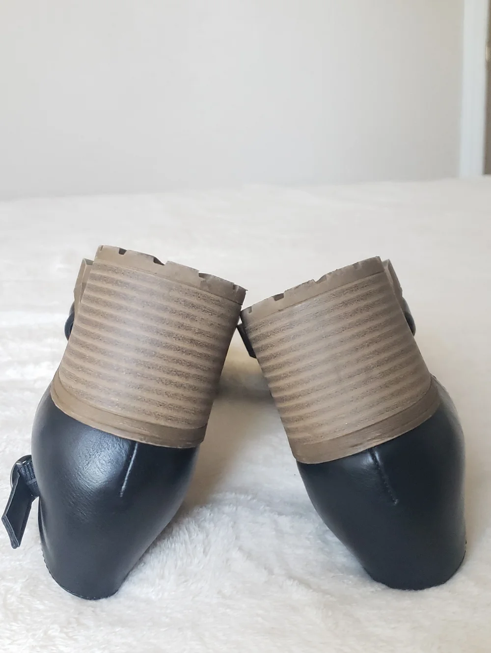 ARIZONA JEAN CO Black Mary Jane Block Heel Shoes Size 8 - Picture 6 of 9